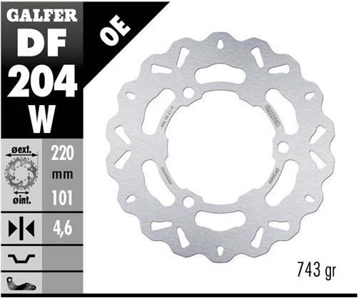 Disco de freno Galfer DF204W