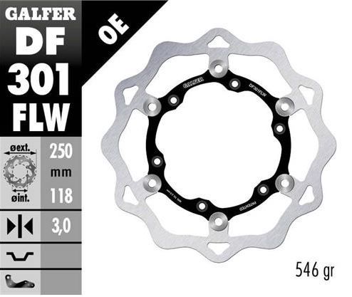 Disco de freno Galfer DF301FLW