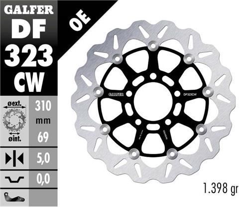 Disco de freno Galfer DF323CW