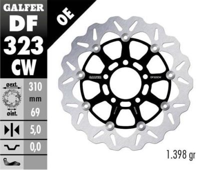 Disco de freno Galfer DF323CW