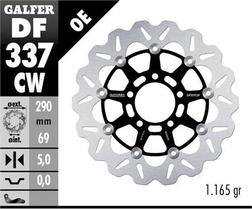 Disco de freno Galfer DF337CW