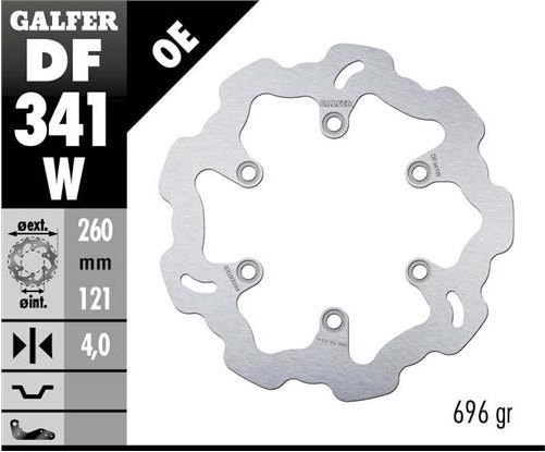Disco de freno Galfer DF341W
