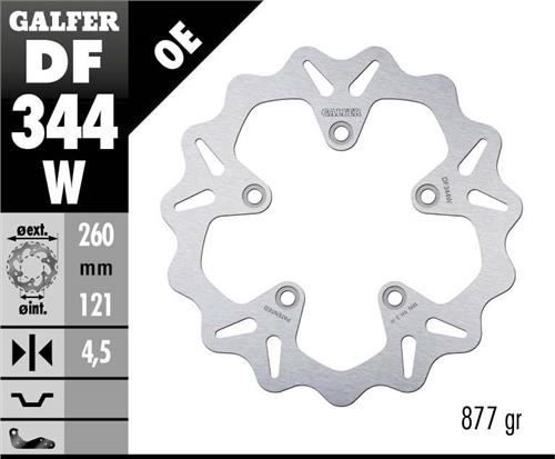 Disco de freno Galfer DF344W