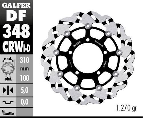 Disco de freno Galfer DF348CRWD