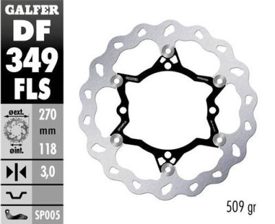 Disco de freno Galfer DF349FLS