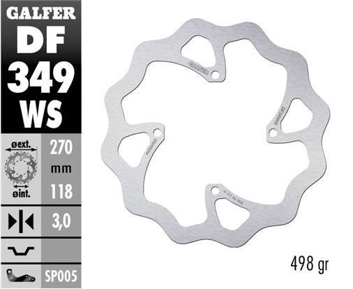 Disco de freno Galfer DF349WS
