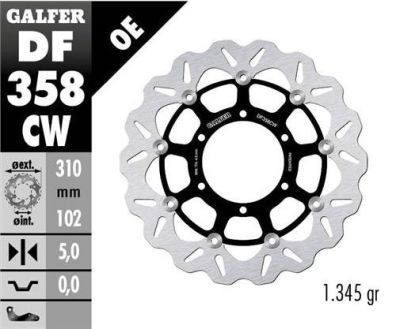 Disco de freno Galfer DF358CW