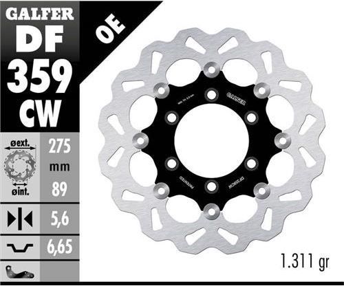 Disco de freno Galfer DF359CW