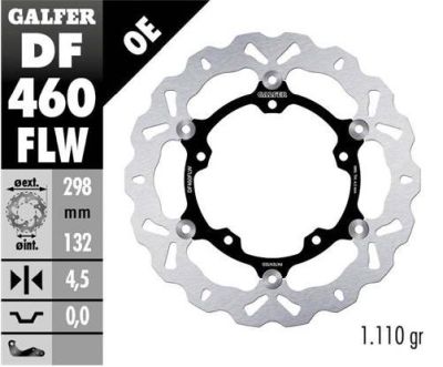 Disco de freno Galfer DF460FLW