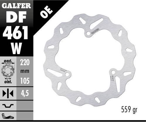 Disco de freno Galfer DF461W