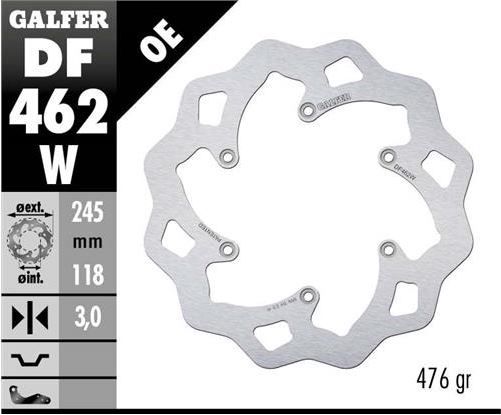 Disco de freno Galfer DF462W