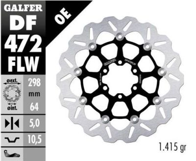 Disco de freno Galfer DF472FLW