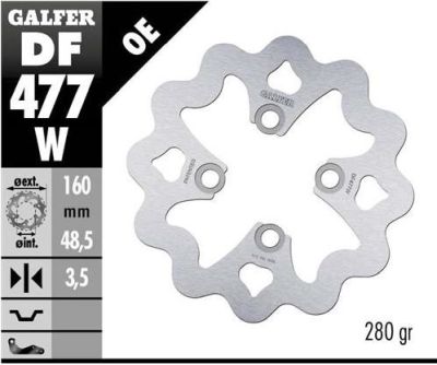 Disco de freno Galfer DF477W