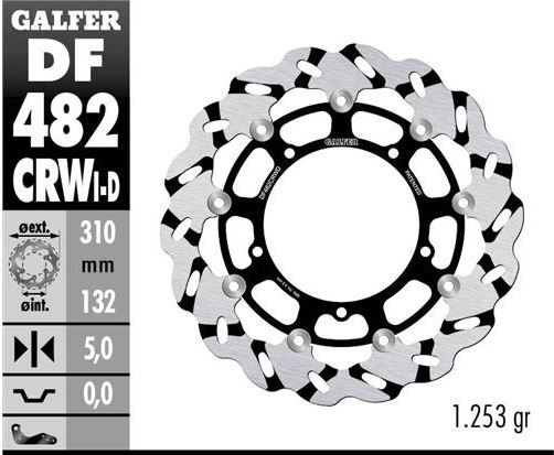 Disco de freno Galfer DF482CRWD