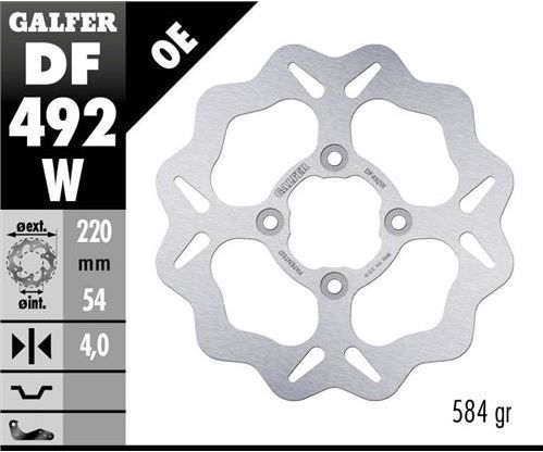 Disco de freno Galfer DF492W