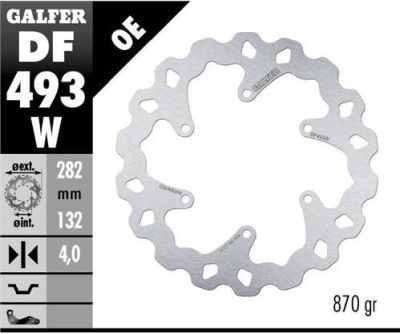 Disco de freno Galfer DF493W