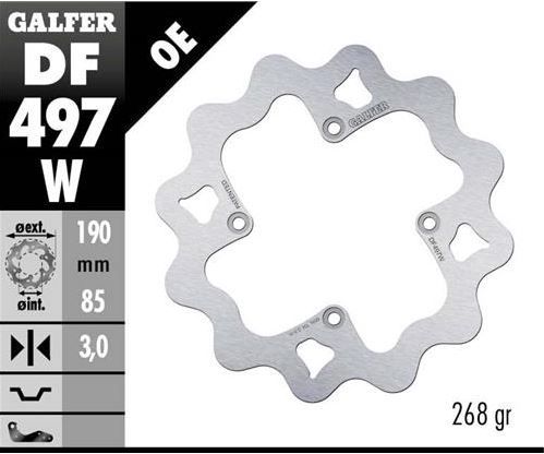 Disco de freno Galfer DF497W