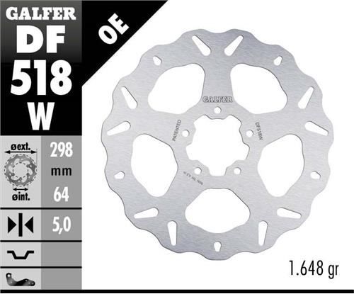 Disco de freno Galfer DF518W
