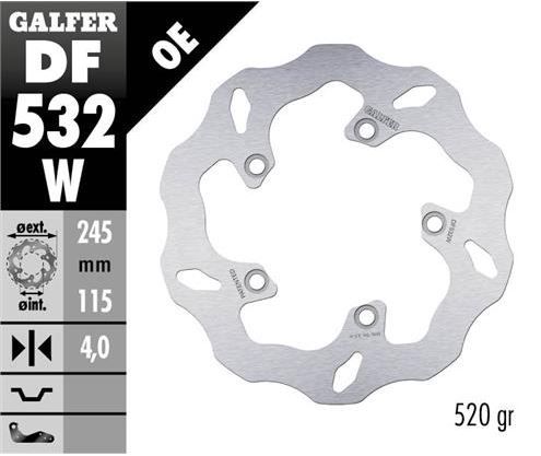 Disco de freno Galfer DF532W