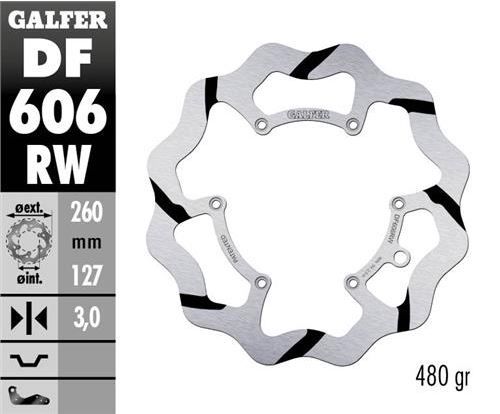 Disco de freno Galfer DF606RW