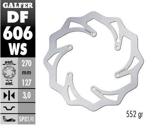 Disco de freno Galfer DF606WS