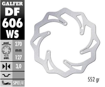 Disco de freno Galfer DF606WS