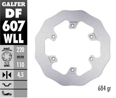 Disco de freno Galfer DF607WLL