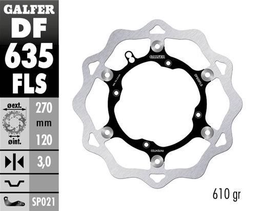 Disco de freno Galfer DF635FLS