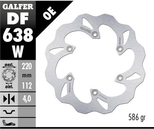 Disco de freno Galfer DF638W
