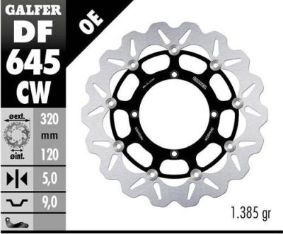 Disco de freno Galfer DF645CW