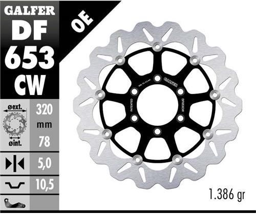 Disco de freno Galfer DF653CW