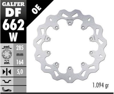 Disco de freno Galfer DF662W