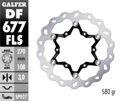 Disco de freno Galfer DF677FLS