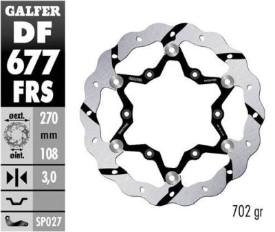 Disco de freno Galfer DF677FRS