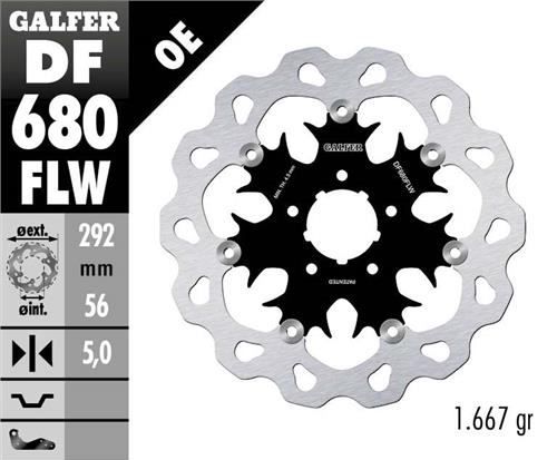 Disco de freno Galfer DF680FLW