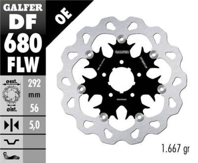 Disco de freno Galfer DF680FLW