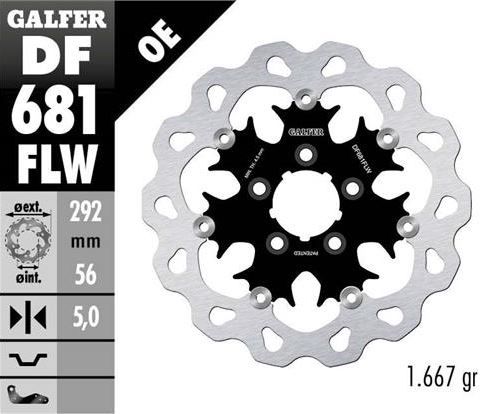 Disco de freno Galfer DF681FLW