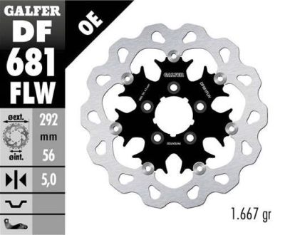 Disco de freno Galfer DF681FLW