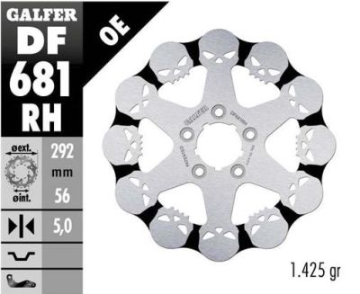 Disco de freno Galfer DF681RH