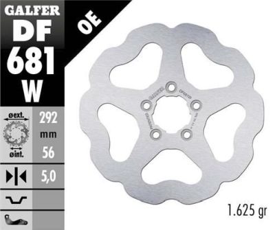Disco de freno Galfer DF681W
