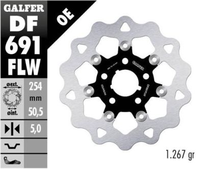 Disco de freno Galfer DF691FLW