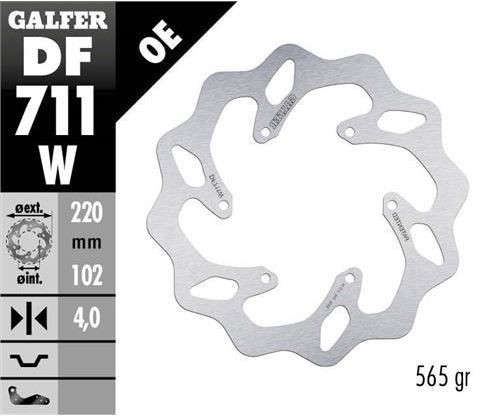Disco de freno Galfer DF711W