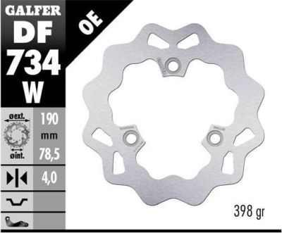 Disco de freno Galfer DF734W