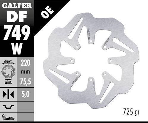 Disco de freno Galfer DF749W