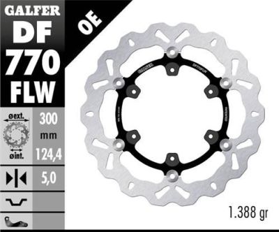 Disco de freno Galfer DF770FLW