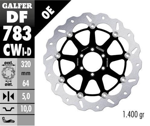 Disco de freno Galfer DF783CWD