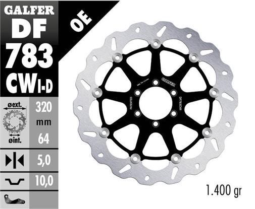 Disco de freno Galfer DF783CWI