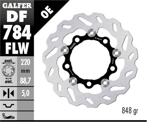 Disco de freno Galfer DF784FLW