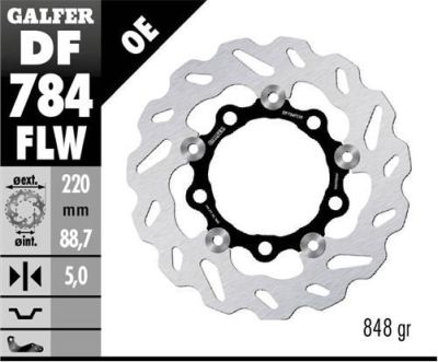 Disco de freno Galfer DF784FLW