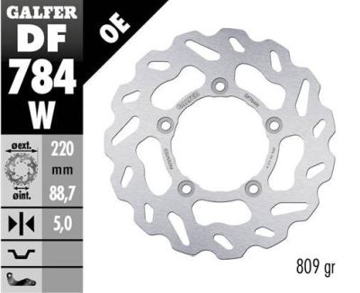 Disco de freno Galfer DF784W